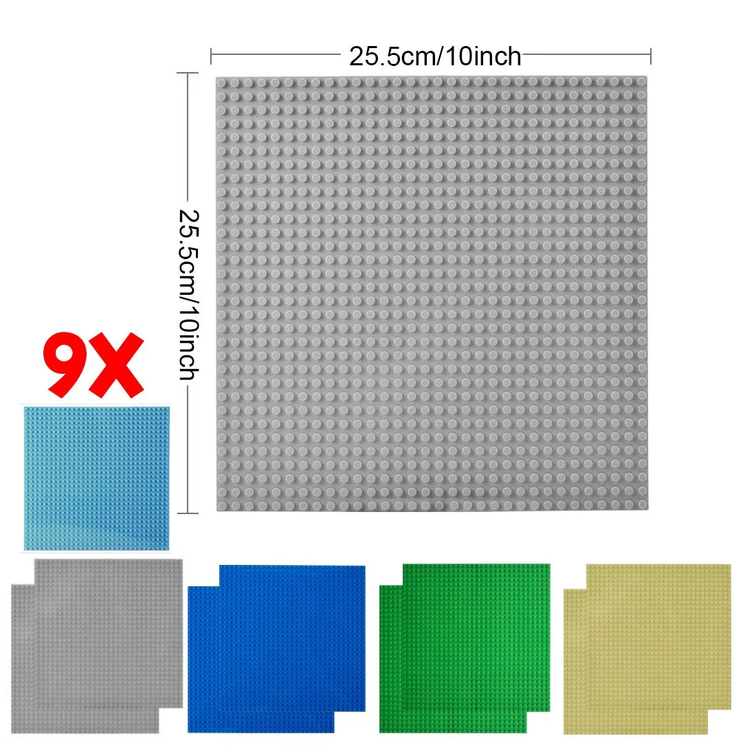 9pcs  Baseboard, Educational Accessories, Toy Baseboard, Wall Base