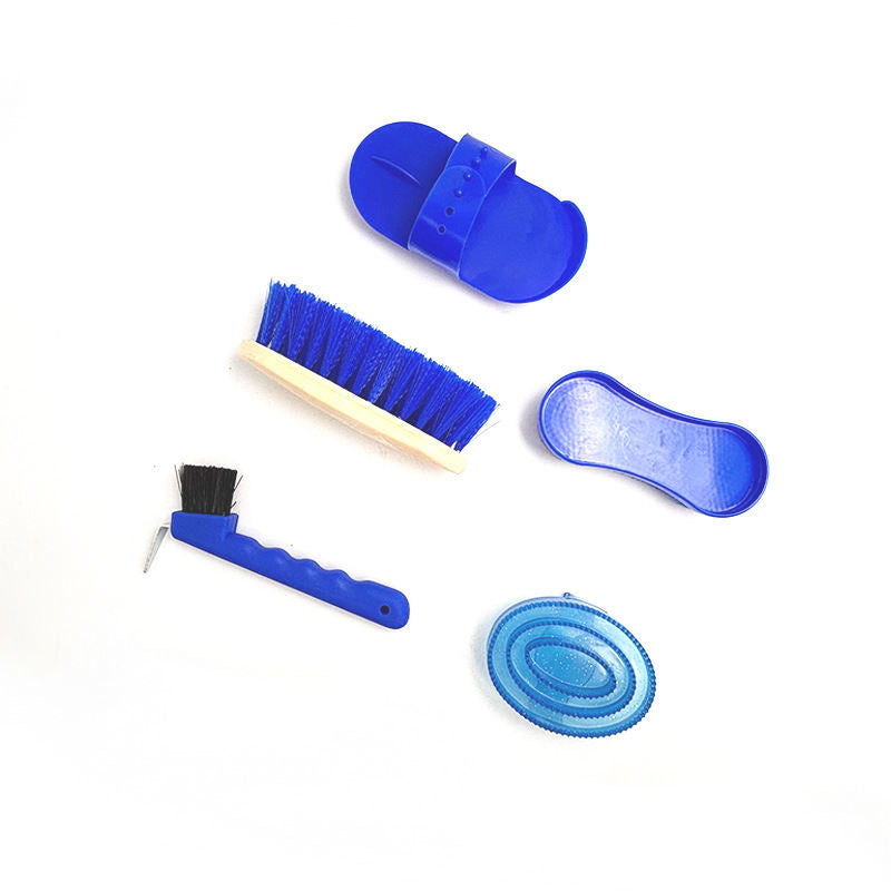 Washing 5-Piece Horse Brush Set Horse Grooming Tools