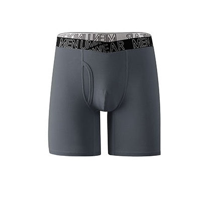 V-Shape Mens Breathable Boxer Briefs For Running And Fitness  Extended Length