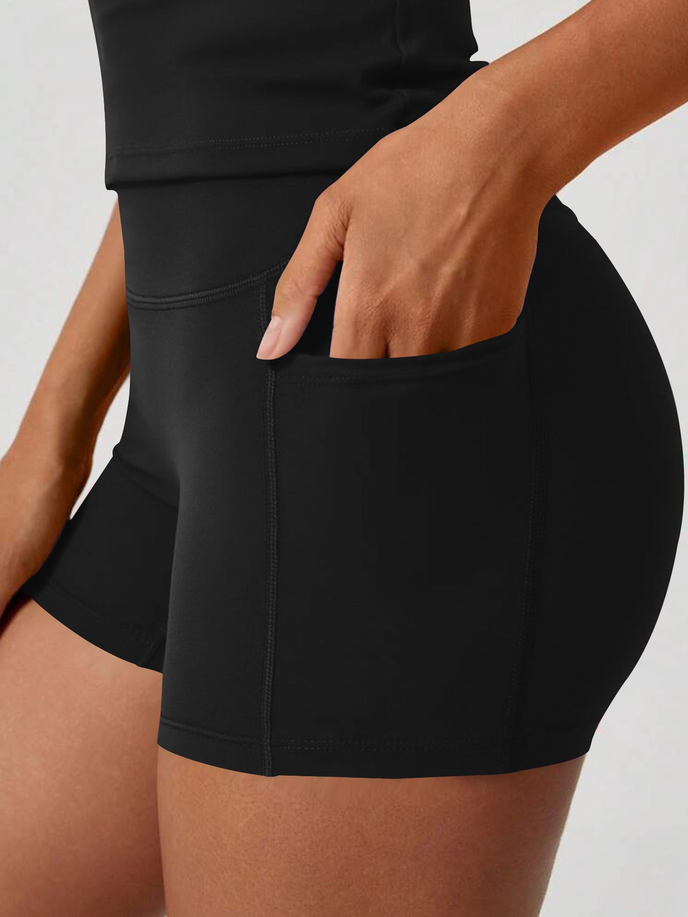 Womens Tight-Fit High-Elastic Yoga Set Outdoor Running Fitness Two-Piece Separates