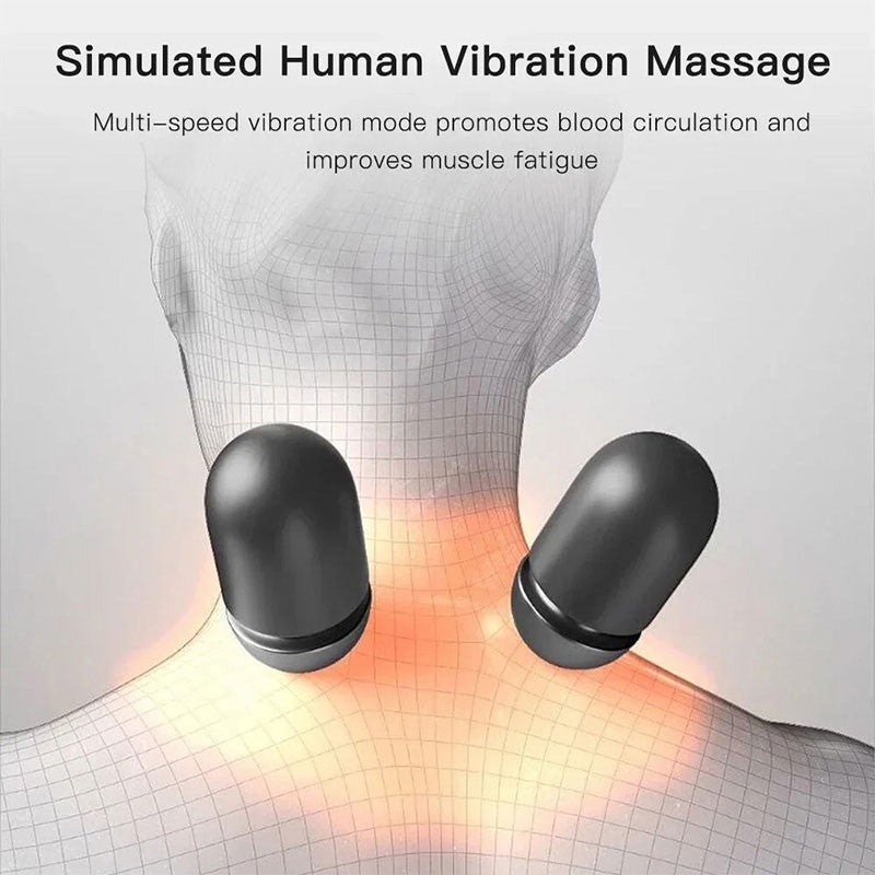 3 In 1 Electric Cervical Neck Massager Pain Shoulder Relief Body Muscle Relax UK
