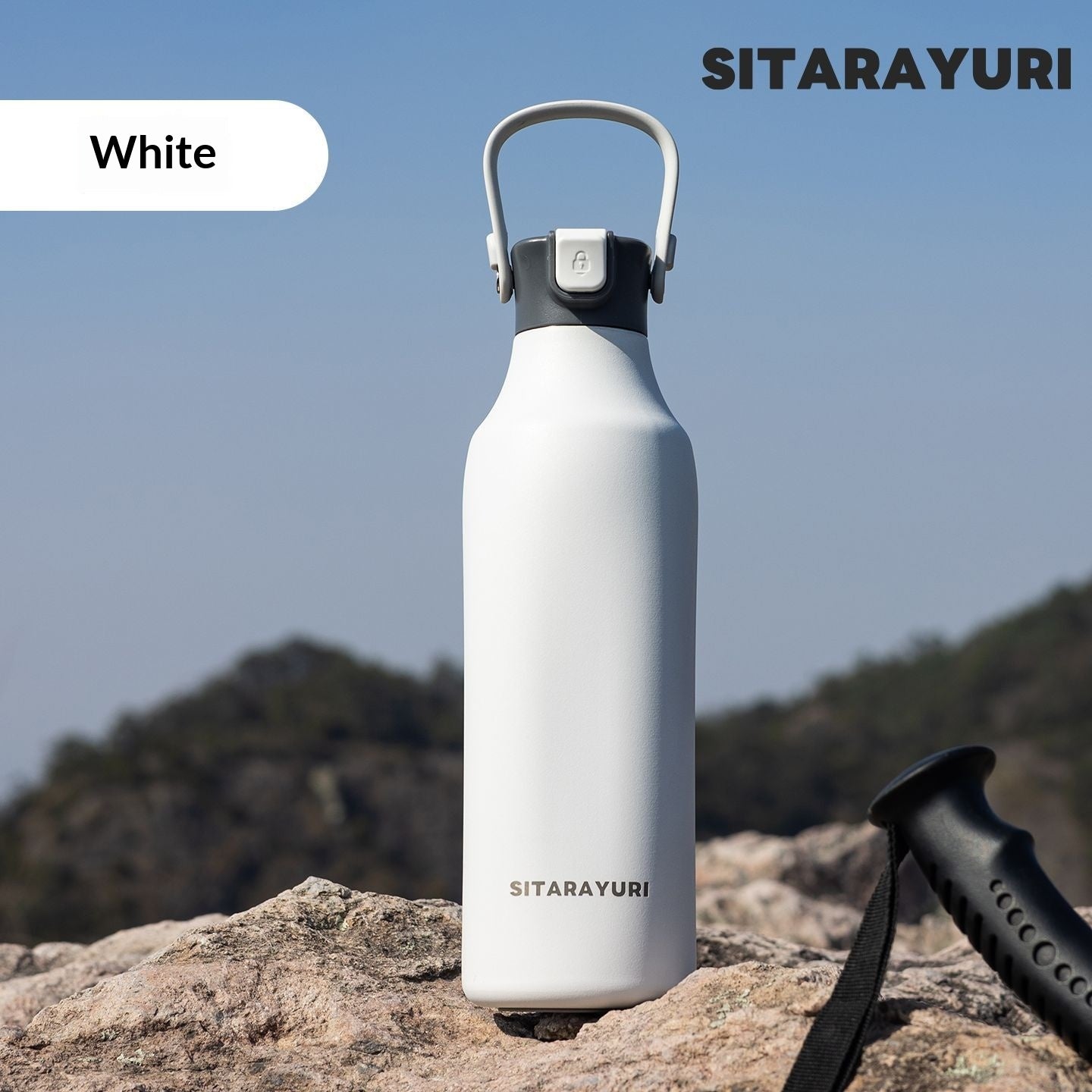 Outdoor Portable Straw Cup With A Stylish Handle