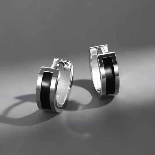 Popular 2026 Trendy Unisex Earrings, Luxury Texture Men Stud Earrings, Retro Vintage Clip On Ear Ornaments For Fashion Ladies