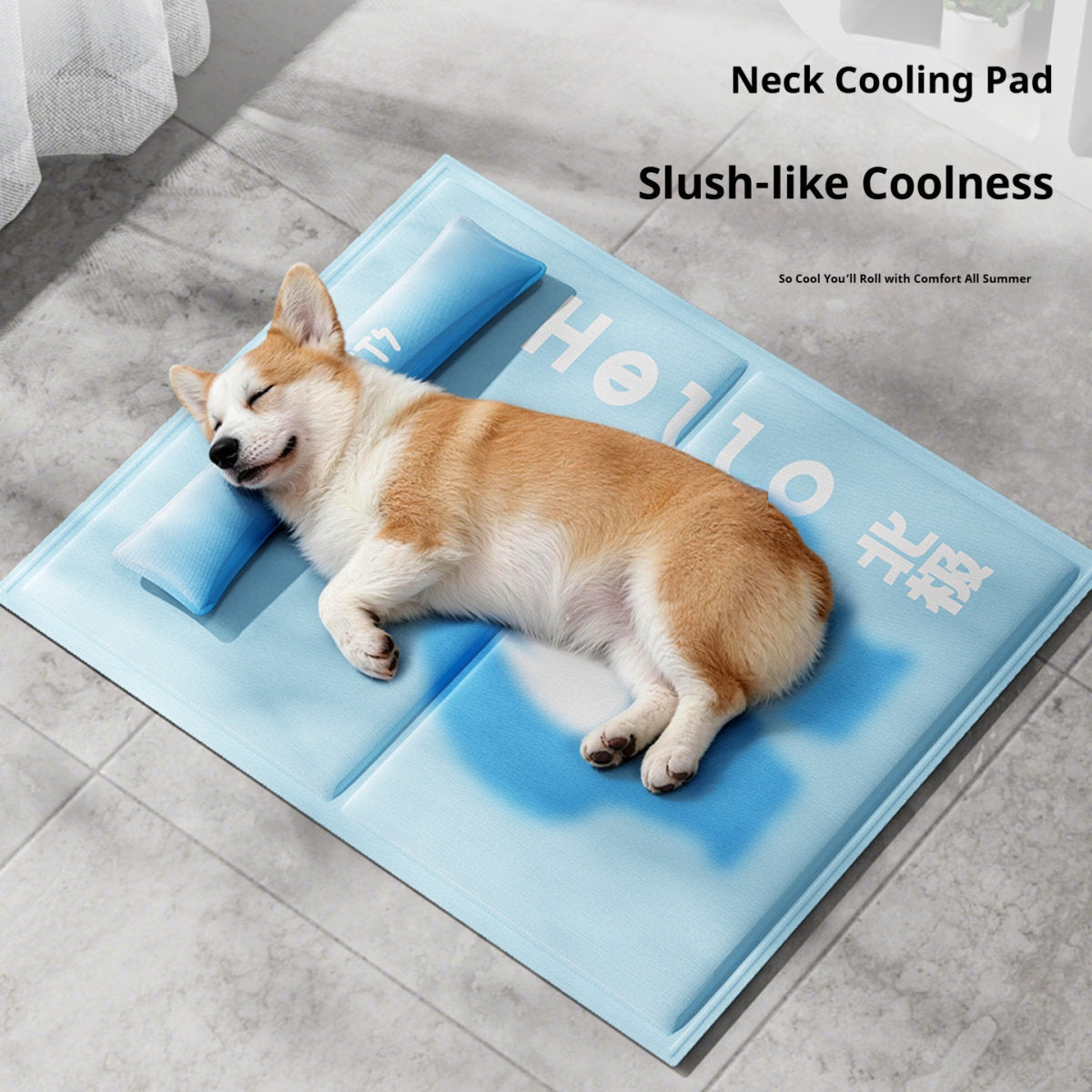 Small Dog Pet Mat Cooling Pad Quick-Cooling
