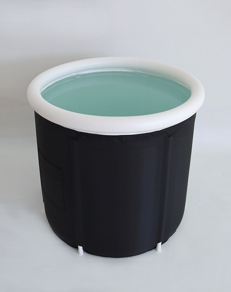 Black Folding Bath Tub,  Thickened Bathing Tub, Home Folding Bath