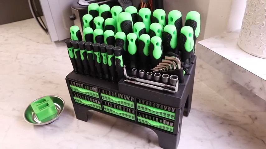 118 PCS Magnetic Screwdriver Set Heavy Duty Precision Premium Cross Flat Head