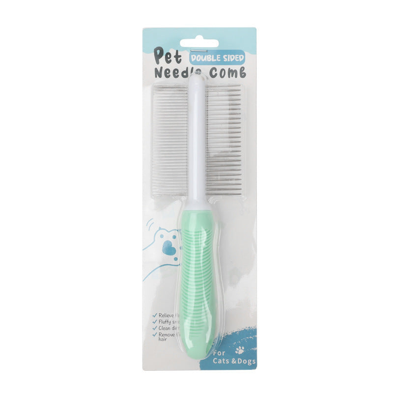 Cat Deshedding And Detangling Comb Dog Grooming And Cleaning Tool