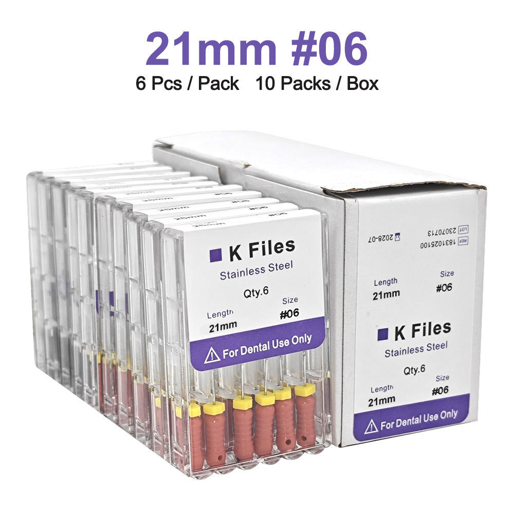 Oral Dental Root Canal Repair Needle Ten Packed K File