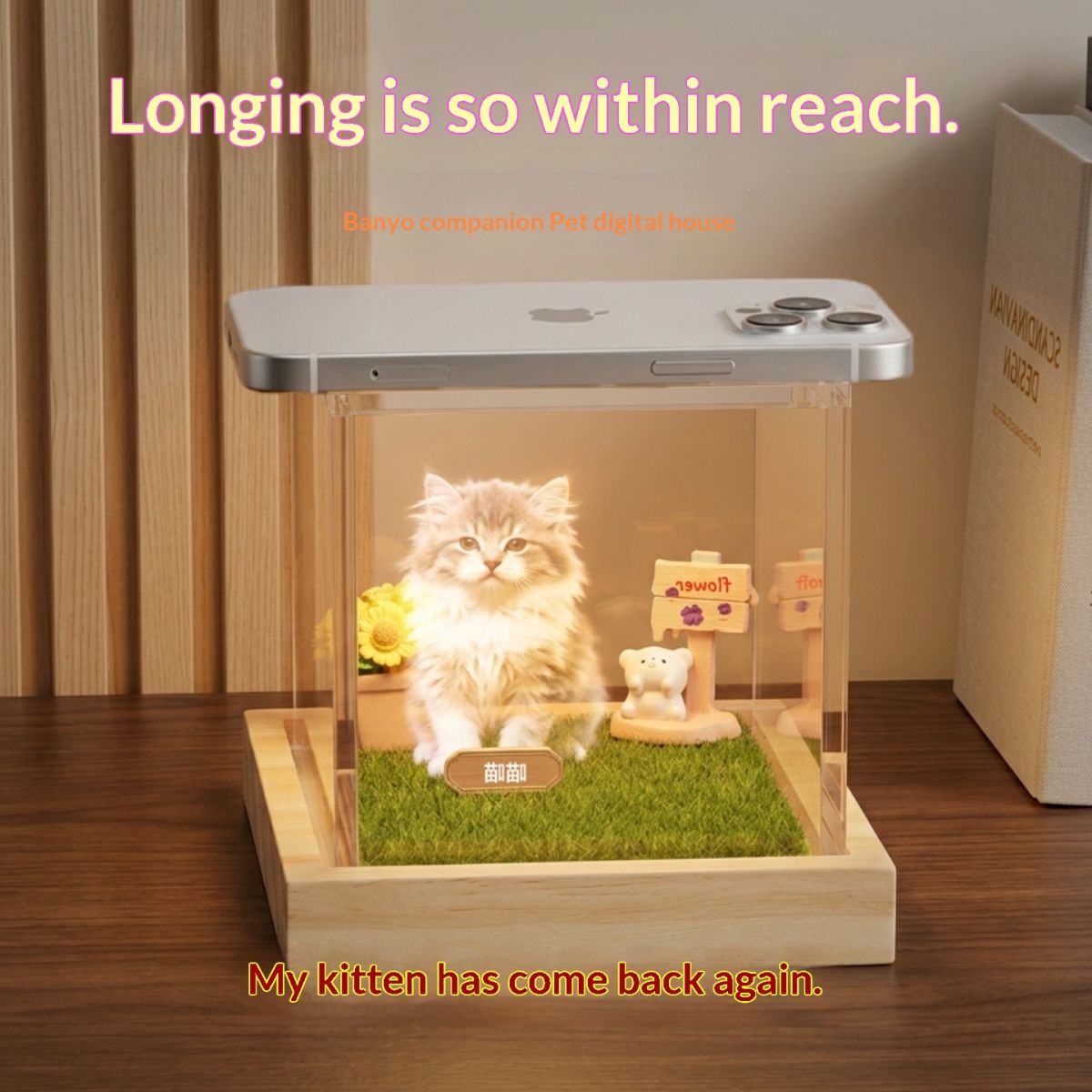Pet Holographic Projection Box Cat Dog Souvenir Pet 3D Projector