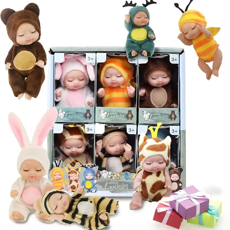 Set Of 6 Princess Dolls In A Gift Box The Perfect Birthday, Holiday, Christmas, Or Halloween Gift For Girls
