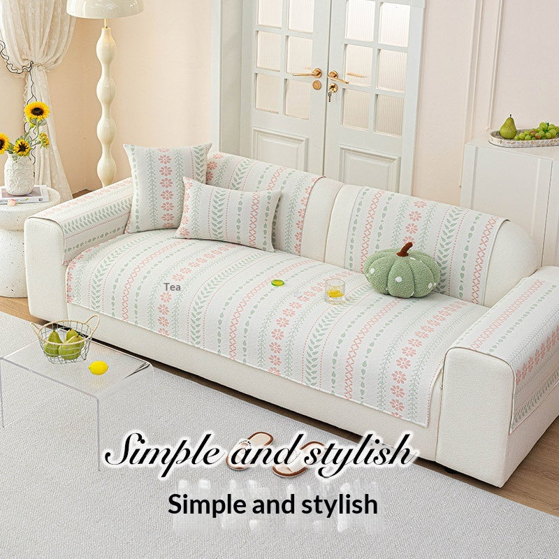 Ice Silk Cooling Mat Simple Sofa Cushion