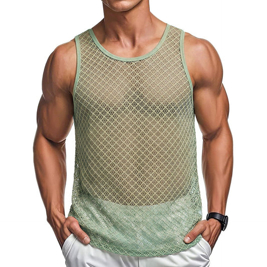 Mens Summer Casual Fitness Tank Top
