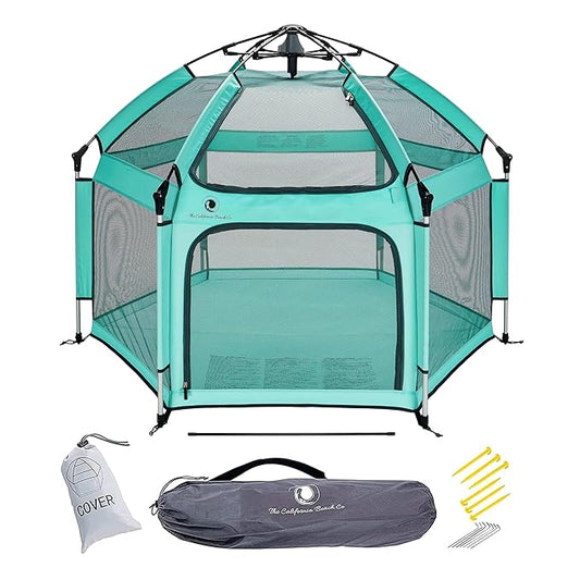 POP 'N GO PLAYPEN - Indoor & Outdoor Baby Playpen for Babies and Toddlers - Baby Beach Tent, Foldable, Portable W/Canopy, ...