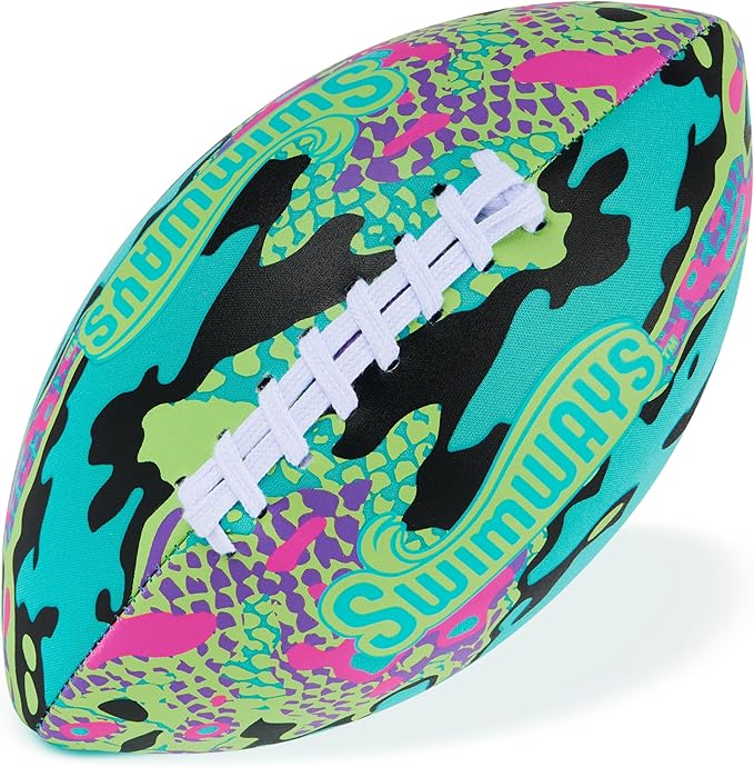 Swimways Hydro Waterproof Football, Outdoor Games for Adults and Kids, Swimming Pool Accessories and Pool Party Games,9.25...