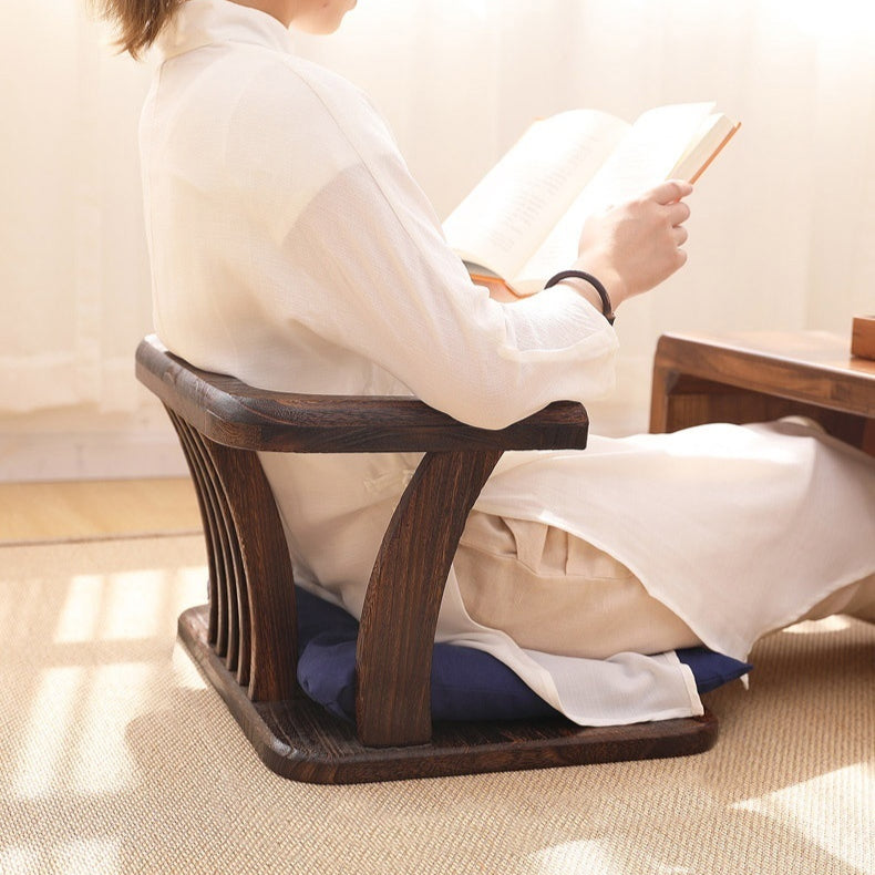 Solid Wood Tea-Serving Small Stool Tatami Seat