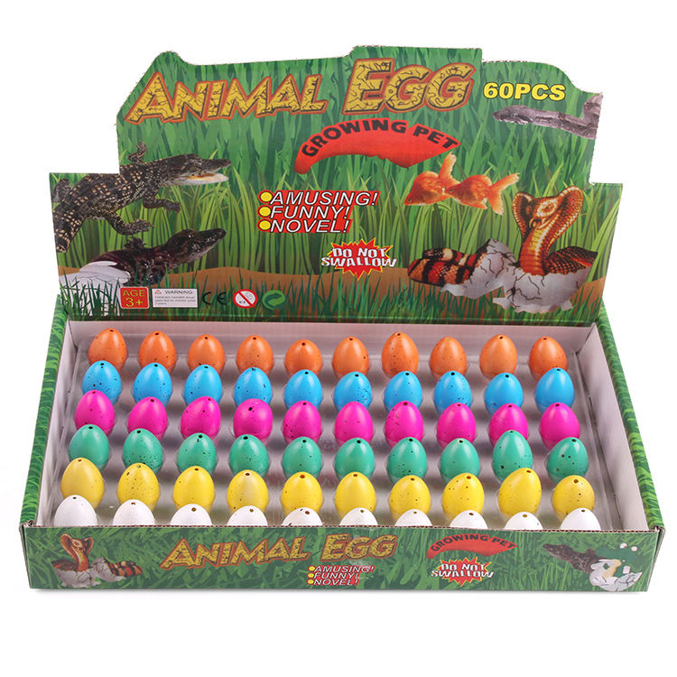 Dinosaur Embryonated Egg Bubble Water Expansion Children's Educational Stall Toys