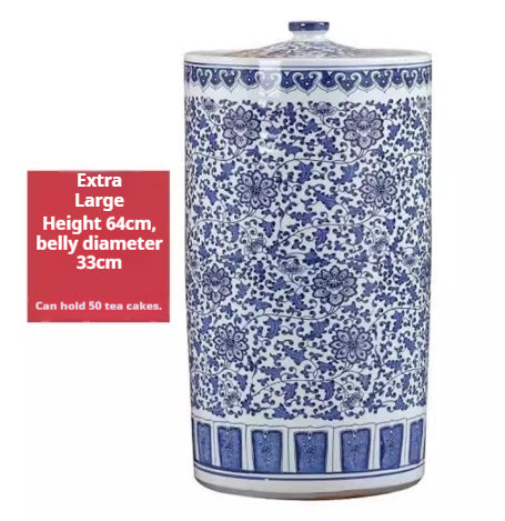 Jingdezhen Hand-painted Ceramic Tea Jar