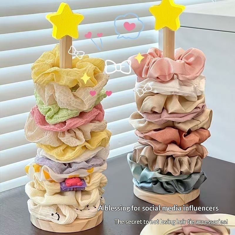 Creative Hair Tie Storage Rack Large Intestine-style Hair Tie Organizer