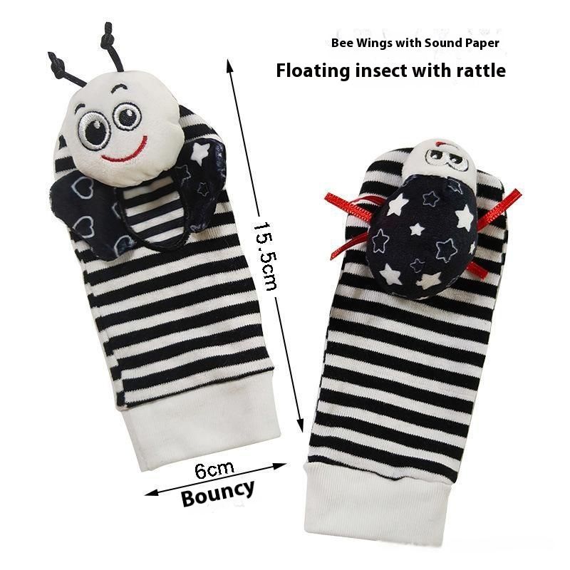 Baby Rattle Socks Wrist Strap Strap Early Education Toys