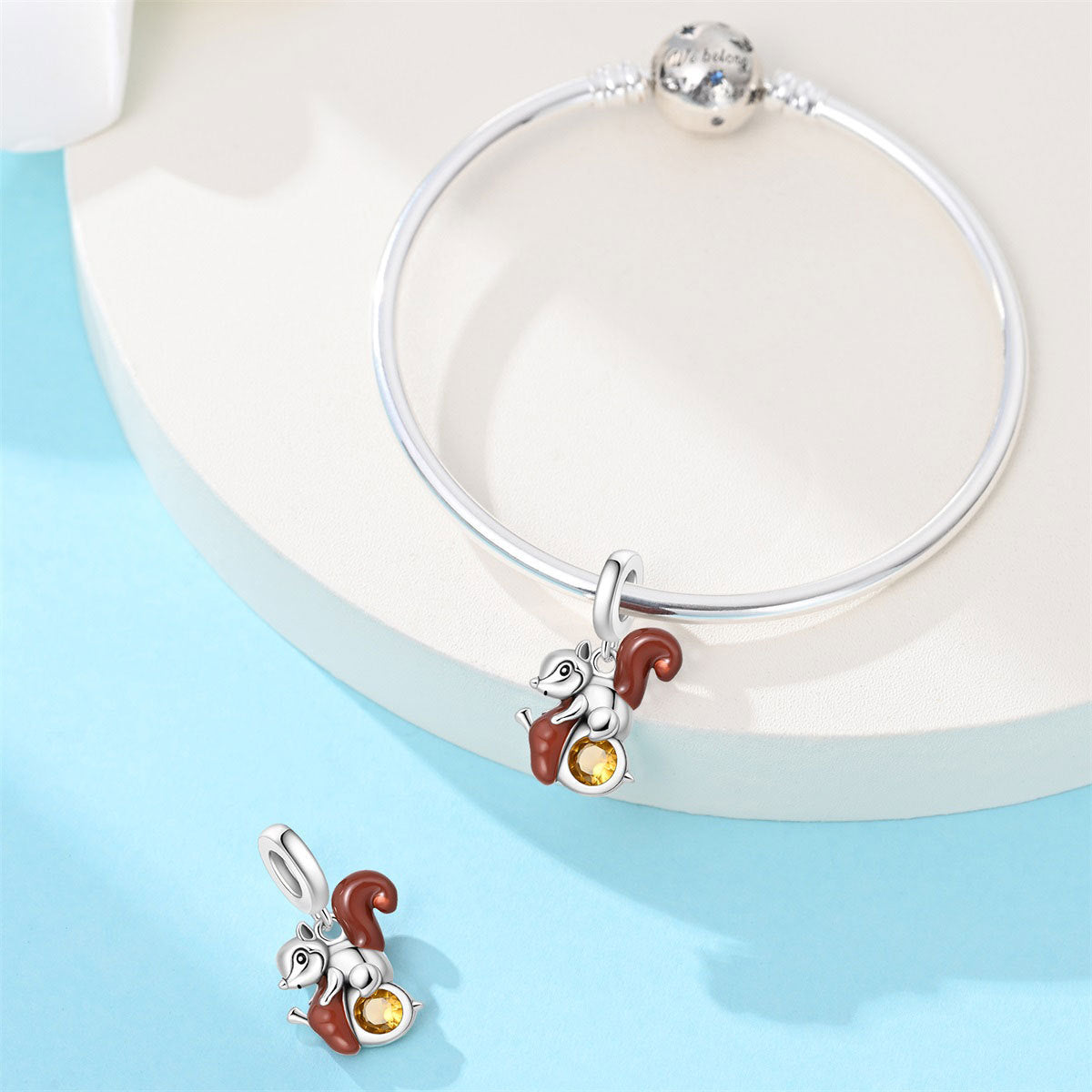 Autumn Harvest Little Bee DIY Silver-plated Beaded Bracelet Accessories
