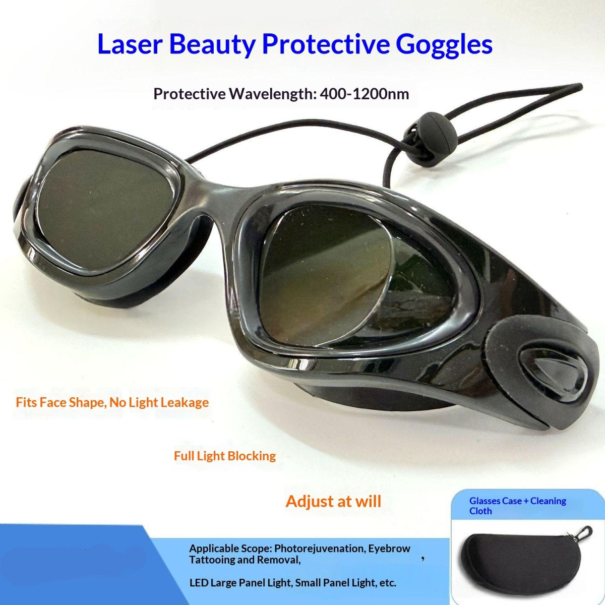 Laser Protection Beauty Eye Mask, Medical-grade Silicone