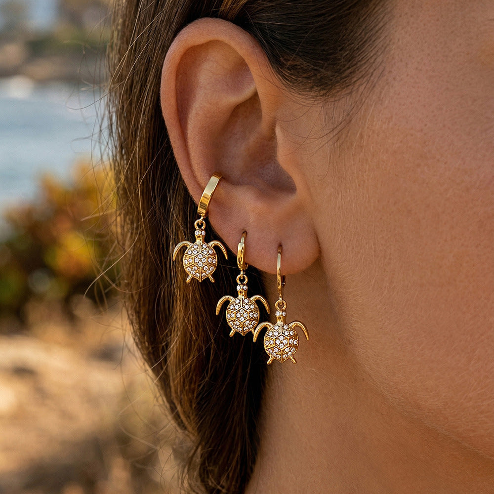 Summer Ocean Collection Pendant EarringsChic European And American Style