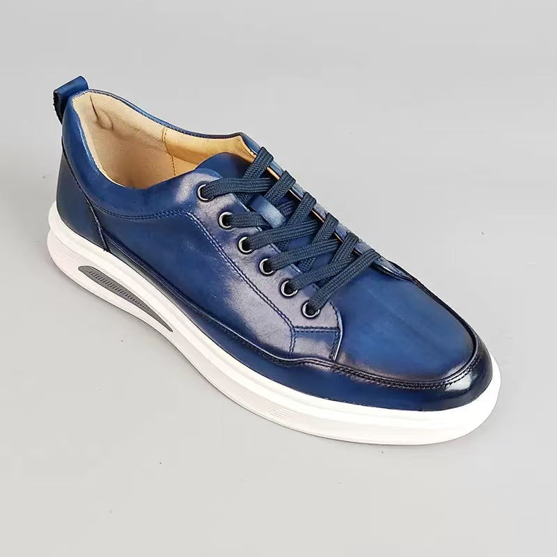 New Korean-style Versatile Mens Shoes Sports Leather Shoes