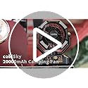 coldSky 𝟮𝟬𝟬𝟬𝟬𝗺𝗔𝗵 Camping Fan with 𝗗𝘂𝗮𝗹 𝗠𝗼𝘁𝗼𝗿, Battery Operated Fan with 4 LED Lantern, 8 Speeds Desk Fan ...
