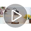copinpin Dimmable Candle Warmer Lamp with Timer Adjustable Height for Scented Jar Candles Electric Candle Wax Melt Warmer ...