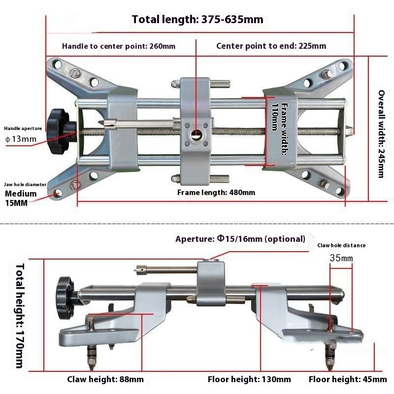 Four-wheel Positioning Fixture Locator Accessories