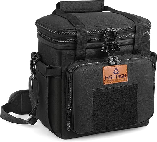 HSHRISH Lunch Box for men, Large Expandable Insulated Lunch Bag, Durable Waterproof Leakproof Tactical Cooler Bag for Adul...