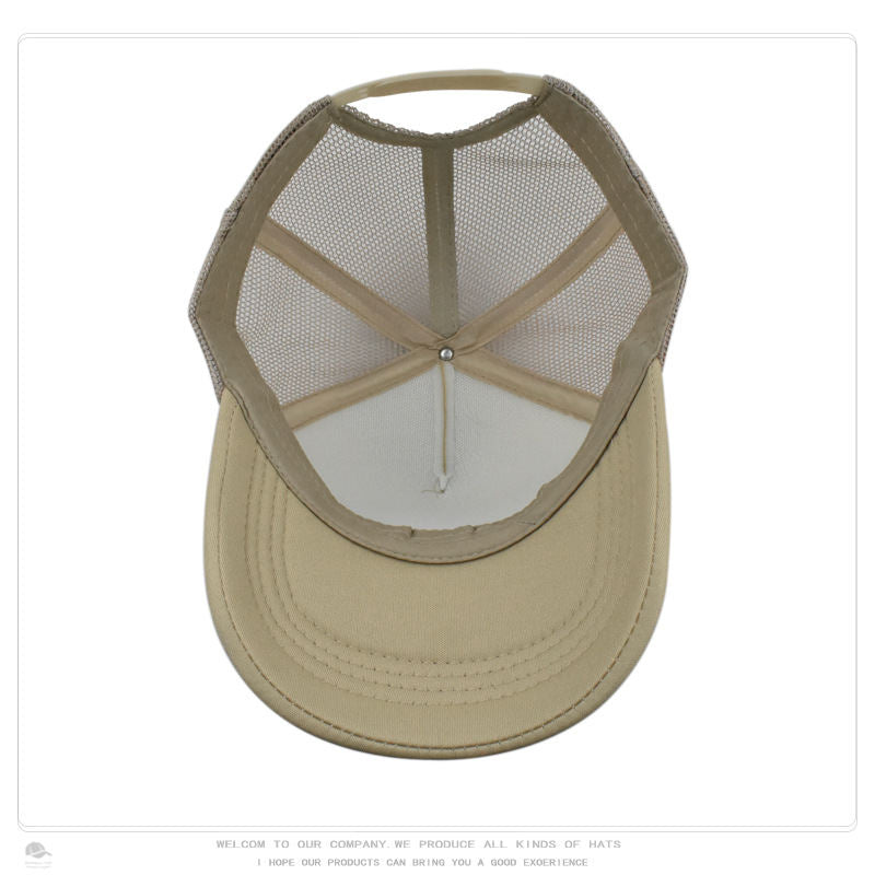 Summer Sun-Protection Breathable Outdoor Visor Cap With Motorcycle Print Baseball Hat