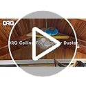 DRQ Ceiling Fan Cleaner Duster, Reusable Microfiber Duster with Extension Pole, 13 to 48 Inch Fan Blade Cleaner, Removable...