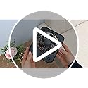 Otlonpe Personal Portable Desk Fan, 4000mAh Small Rechargeable Portable Fan Battery Operated & USB Powered for Travel Slee...