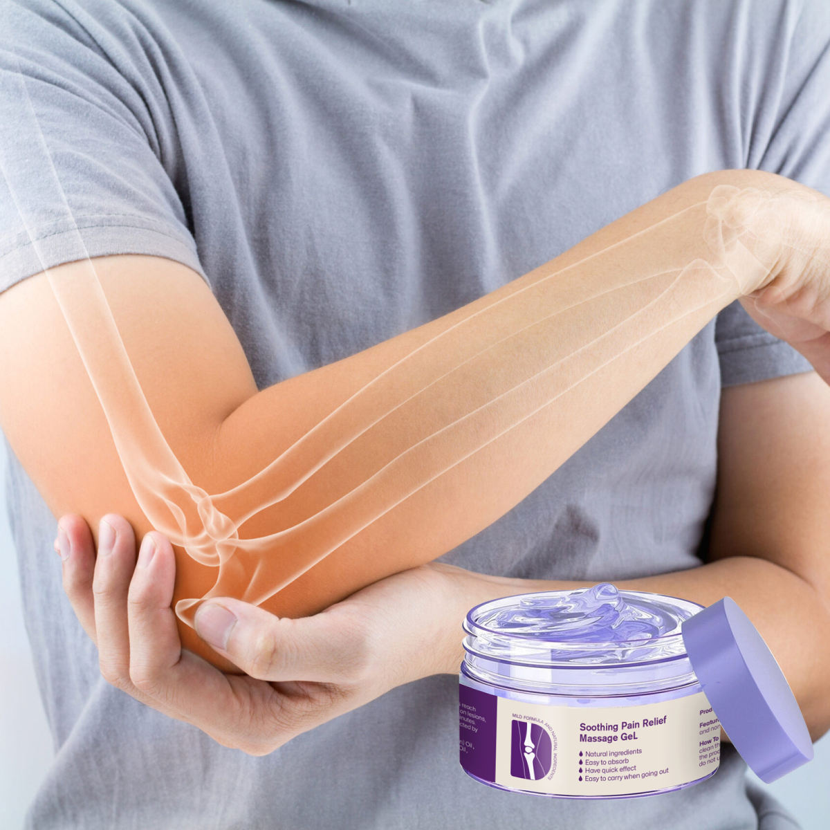 Cross-border Body Joint Soothing Gel Relieve Shoulder Neck Knee Redness And Swelling Of Joints Pain Evacuation Knot Body Massage