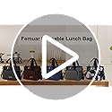 Femuar Lunch Bags for Women/Men, Insulated Lunch Bag for Work Office Picnic - Lunch Cooler Bag Leakproof Lunch Box with Ad...