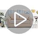 SearchI Stretch Printed Sofa Couch Cushion Covers Replacement Chair Cushion Slipcovers Sofa Seat Cover Furniture Protector...