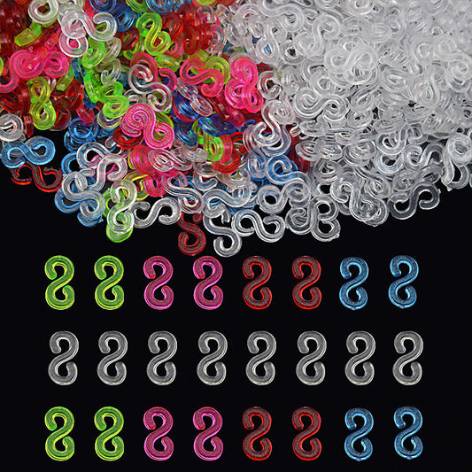 DIY Rainbow Rubber Band Woven Bracelet Accessories