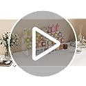 Lifewit Perfume Organizer, Bedroom Decor, Cologne Cupcake Stand, Tool-Free Assembly, Makeup Display Shelf for Vanity Bathr...