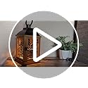 Candle Warmer Lamp, with Timer and 2 Bulbs Dimmer Farmhouse Lantern for Top-Down Adjustable Candle Warmer, Electric Lamp f...