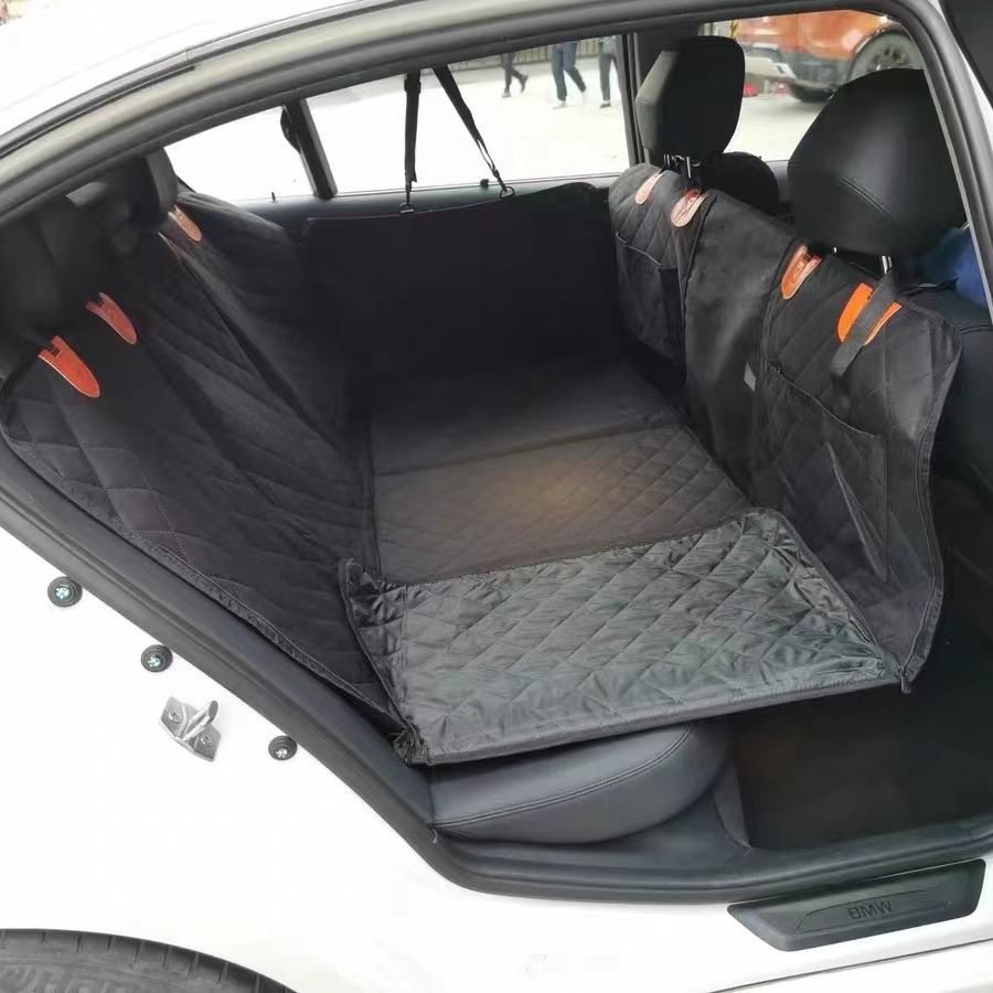 Heavy-duty Extended Car Seat Cover With A Pet Mat For Vehicles