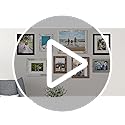 Califortree Rustic Brown 11x14 Picture Frame - Display Photos 8x10 with Mat or 11x14 Without Mat - Real Glass Inside - Set...