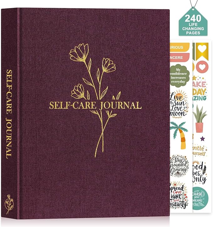 Lanpn Self Care Journal for Women, Self Love Guided Journals with Prompts, Daily Reflection Wellness & Gratitude Planner, ...