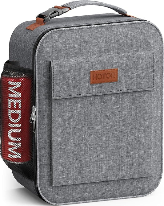 HOTOR Lunch Bag for Men & Women - Large Capacity Insulated Lunch Bag with Mutiple Pockets, Wear-Resistant Cooler Lunch Box...