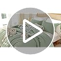 ROSGONIA Beige Comforter Set Queen, 3pcs (1 Boho Beige Comforter & 2 Pillowcases), All Season Bedding Lightweight Soft Bed...