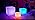 Frienda 4 Pcs Light up Cubes Cool Cosmic Cube Lights 16 Colors LED Mood Lamp Waterproof LED Light Cube for Nursery Home Pa...
