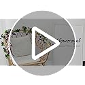 Floweroyal 2 Pack Artificial Flower Garlands 15.8FT Fake Rose Vines Silk Flowers Hanging Rose Ivy for Wedding Arch Party H...