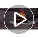 Fireplace Flame Air Diffuser Humidifier,7 Colors Aromatherapy Essential Oil Diffuser, Ultrasonic Aroma Humidifier with Rem...
