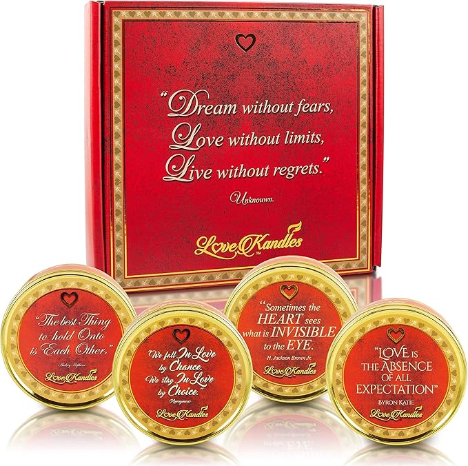 Love Kandles Aromatherapy Candle Gift Set for Women | Scented Candles for Relaxation & Home Decor | Birthday Gift Sets for...