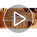 Best Choice Products 3Pc Shelf Baskets, Small, Large and XL Chunky Woven Wicker Rattan Storage Baskets w/Braided Handles, ...